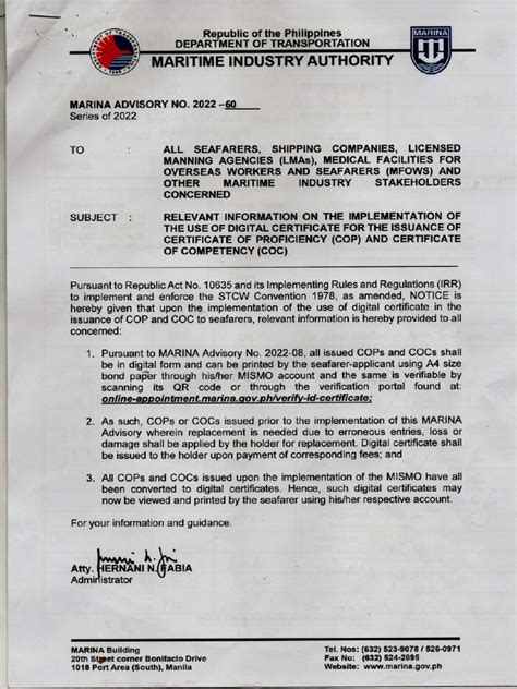 marina building department|MARINA Advisory 2022.